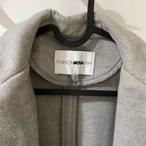 Men’s fashion nova gray Chadwick coat